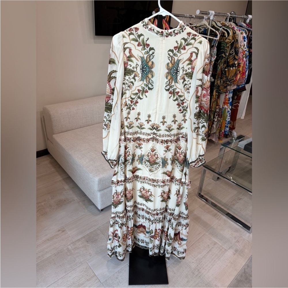 Farm Rio: Cream Majestic Hearts Maxi Dress - Picture 11 of 13